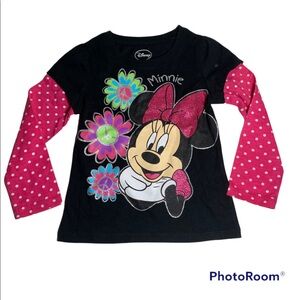 NWT Minnie Long Sleeve Graphic Tee Size 3T